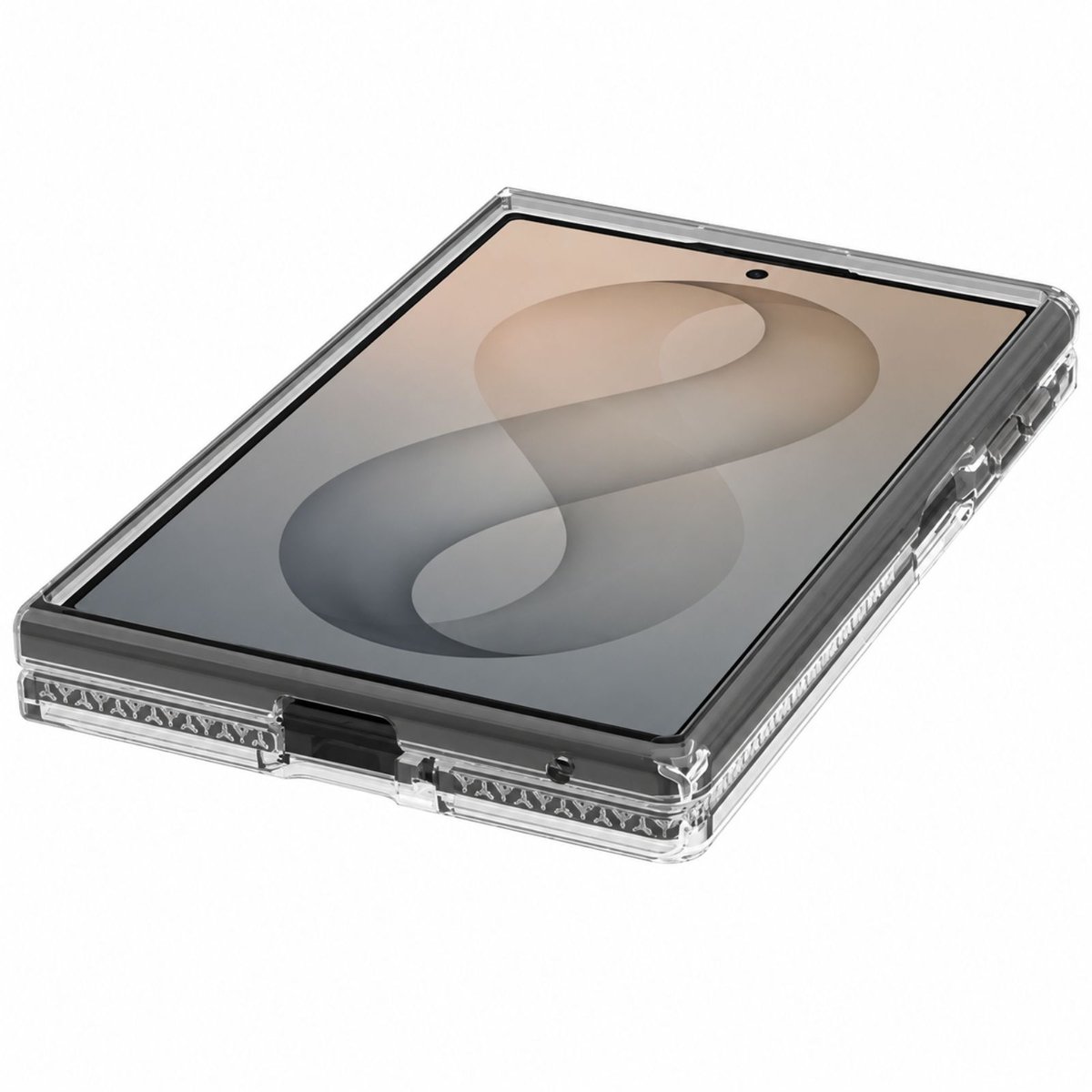 Force Case, Integraal Hoesje Geschikt voor Samsung Galaxy Z Fold 8 Magnetisch Valbestendig 2m, Transparant