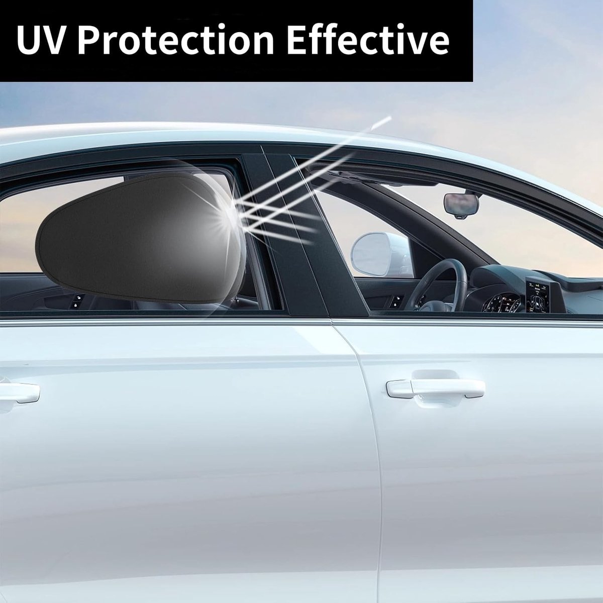 Zonwering voor Auto - 4 Stuks - Ideaal voor Zonbescherming - Voor Auto's en Bestelwagens