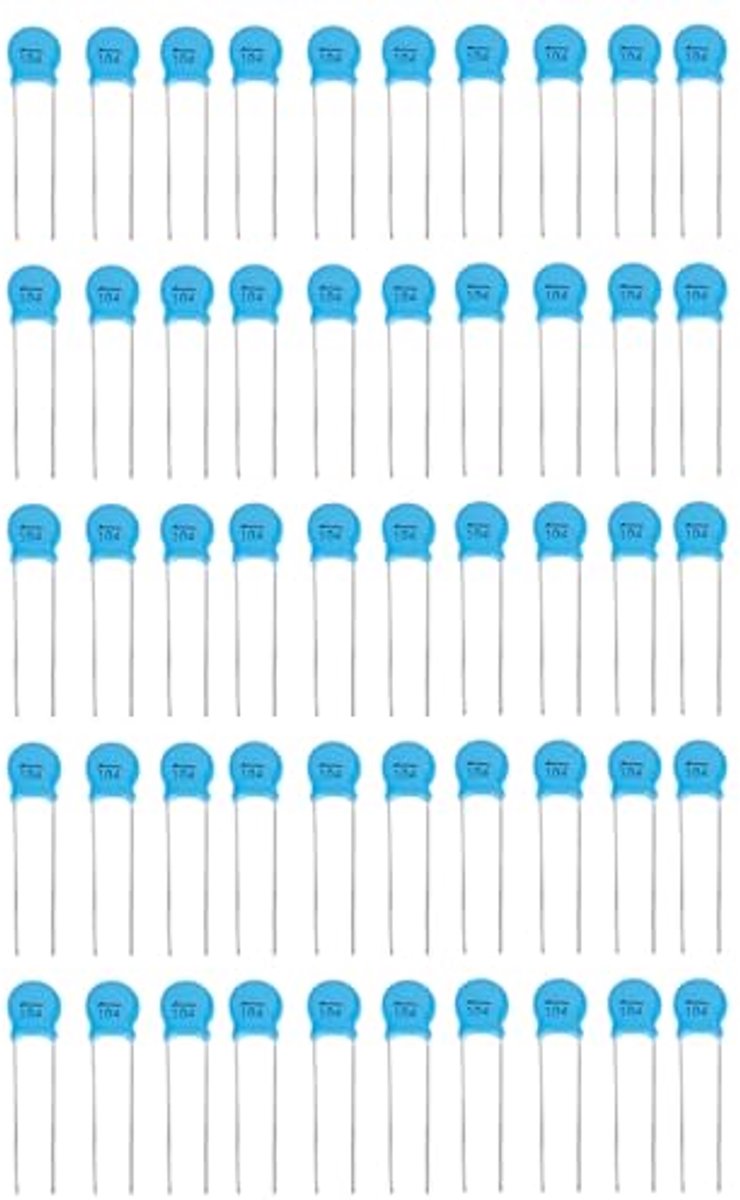 Condensatorset, 50 stuks Hoogspanning keramische chipcondensatorreeks