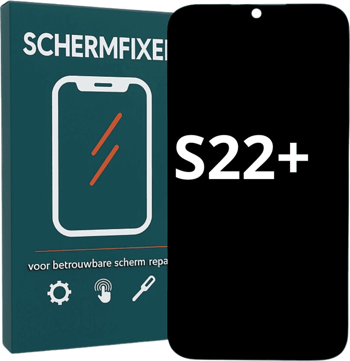 Samsung Galaxy S22 Plus Scherm met Frame - LCD Display - A+ Kwaliteit - Zwart