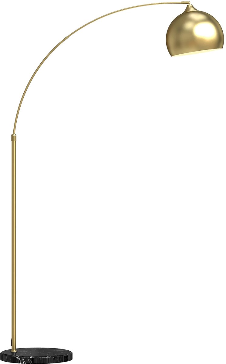 Lamor Vloerlamp - Boogvorm Vloerlampen - Lamp - Lampen - Voetschakelaar - 100–115 x 35 x 170–180 cm - 40 W - 220–240 V - E27