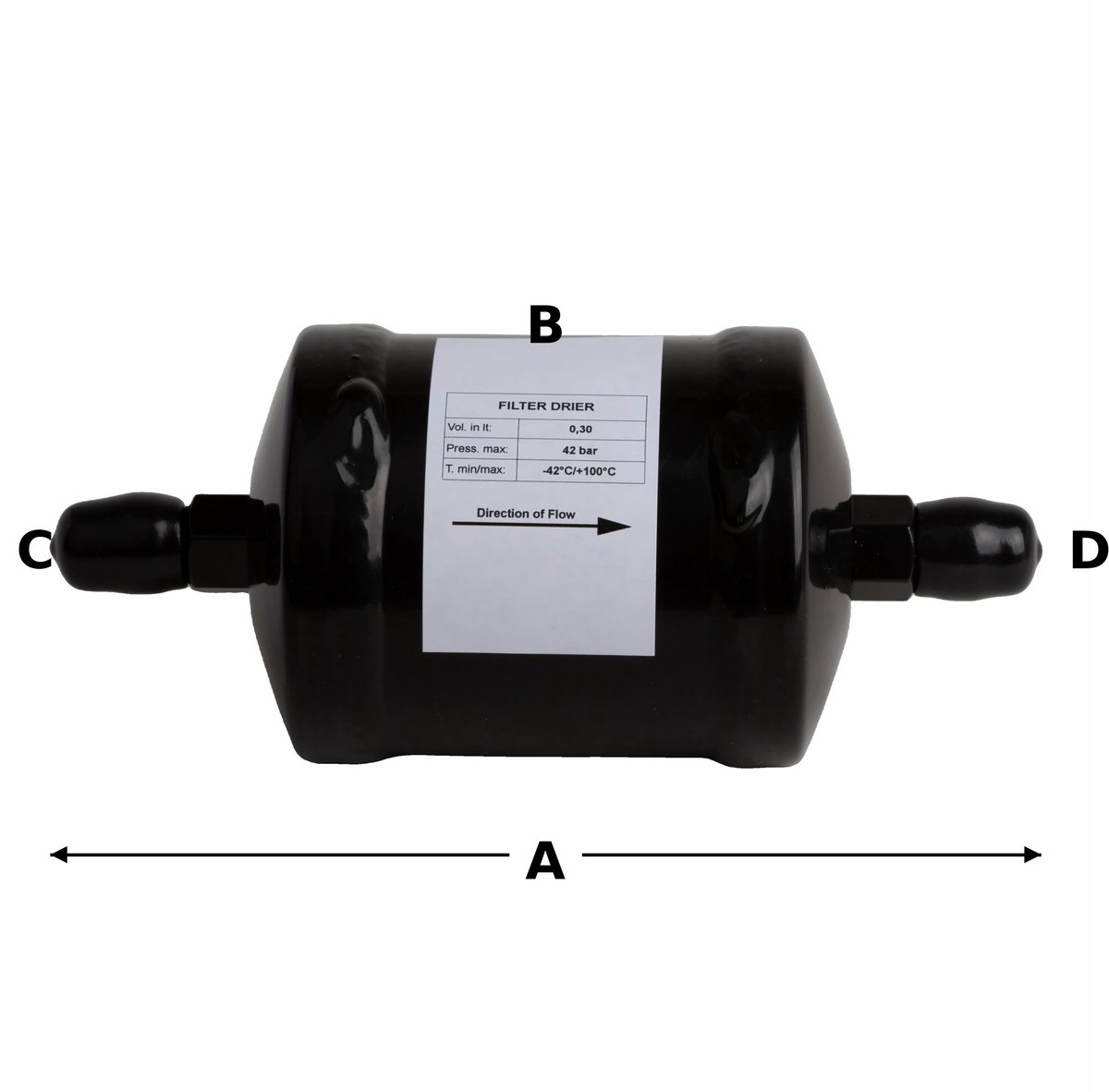 Filterdroger airco vulstation Brain Bee Mahle 170 mm