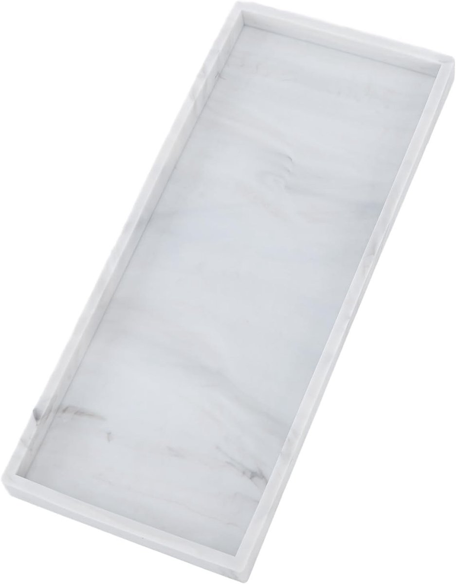 Siliconen Badkamer Tray voor Oppervlak, Rectangular Organizer voor Cosmetica en Sieraden, Ideaal voor Badkamer en Make-up Tafel