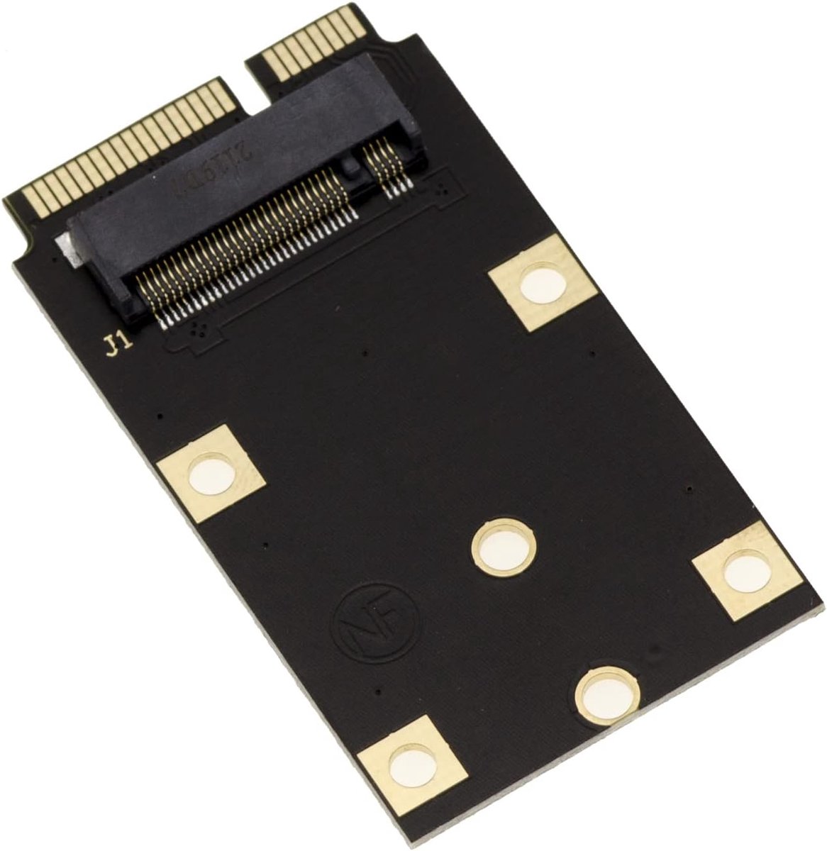 M2 M Key naar miniPCIe adapter voor montage van een M.2 kaart in een full-size mini PCIe slot | M.2 M Key naar MiniPCIe Full Size Adapter