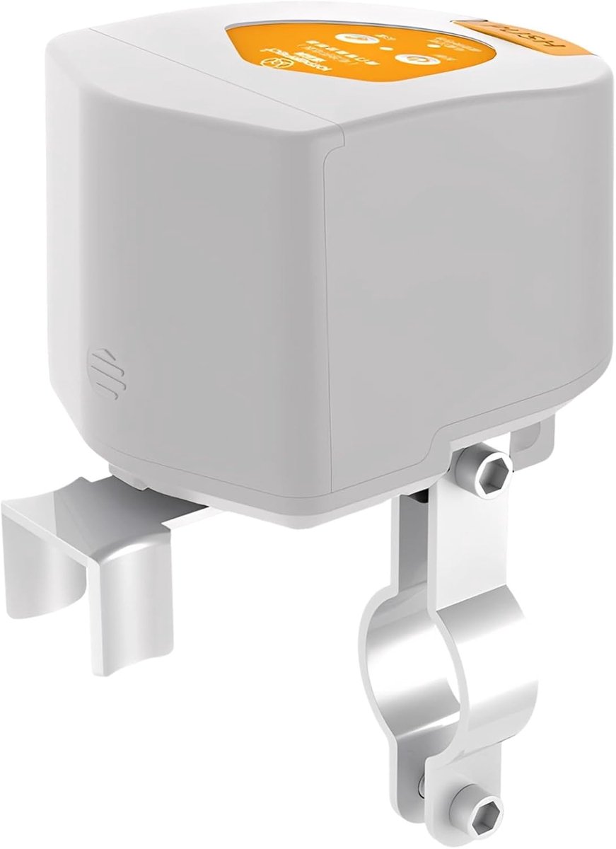 Slimme Ventiel Bediening - Water Gas - Lekdetectie Beveiliging - Automatische Uitschakeling - 10 x 7.5 cm - Wit