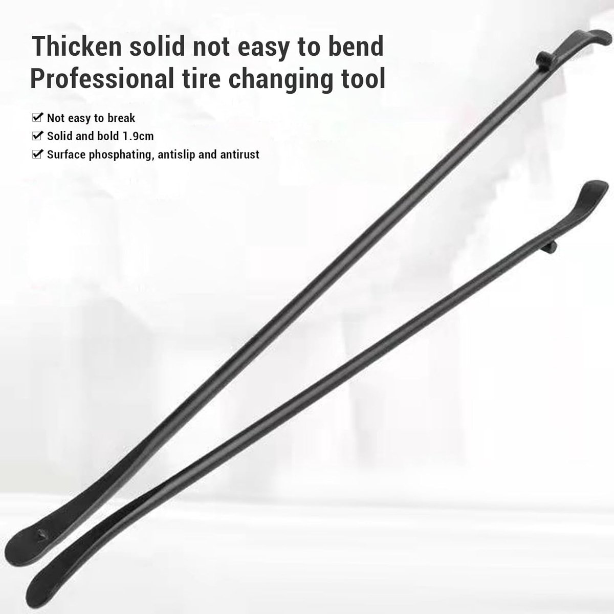 Bandenstang - Bandenlichter bandenwisselaar - Banden Wisselen - Hoge Druk Bestendig - 97 cm - Zilver