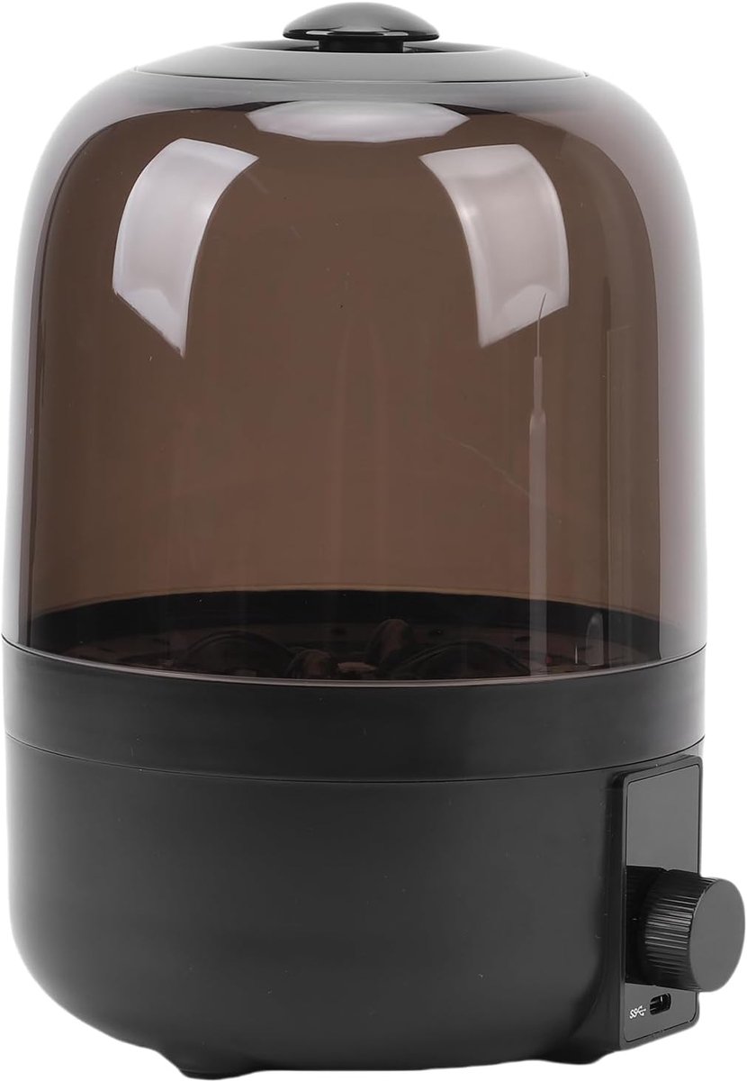 Mini Wasmachine Draagbare Washer Kleine Was Oplaadbaar Blauw Licht 2.5 Liter Zwart