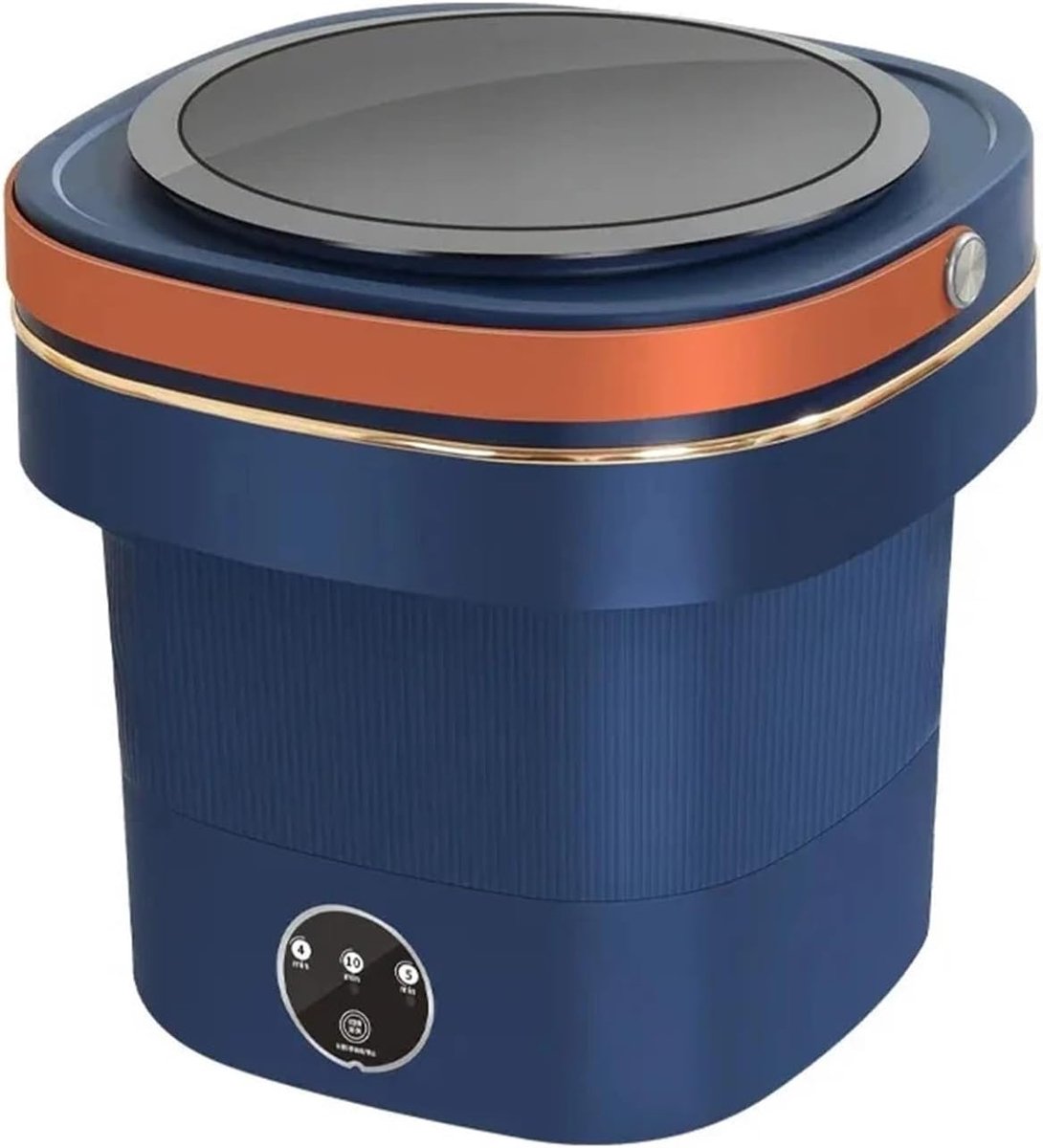 Mini Wasmachine Opvouwbare Wasmachine Kleine Wasjes Met Centrifuge 9L Capaciteit Wit