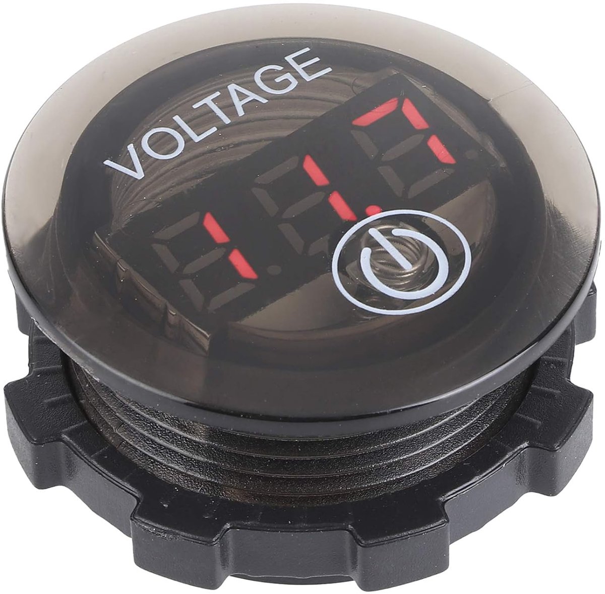 Digitale Spanningsmeter - Batterij Monitor - Voertuig Controle - Aanraakschakelaar - 12V 24V - Rood