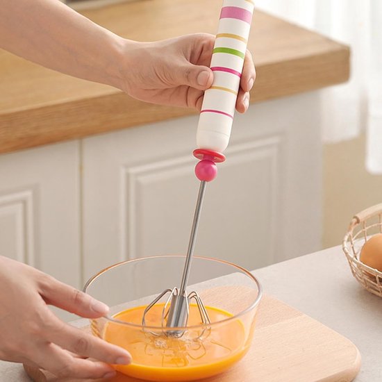 Handmixer - Keukenhulp - Bakken en mixen - Semi-automatisch - 31 cm lang - Zilver — afbeelding 3