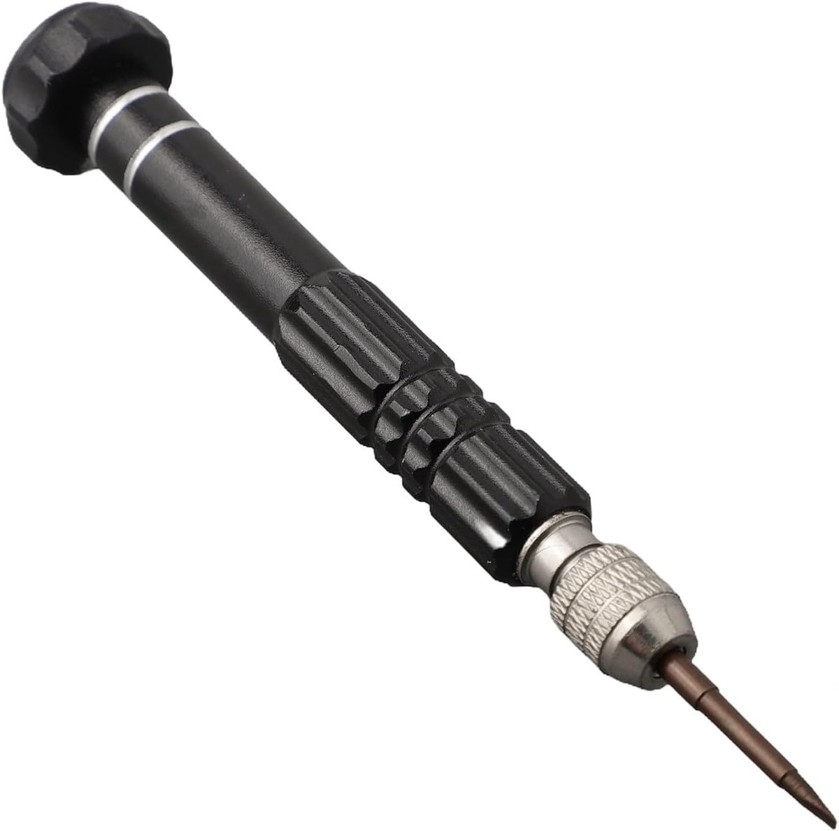 Schroevendraaierset - Reparatieset - Elektronica Repareren - 5-in-1 Precisie Bits - 10 cm Lengte - Zwart