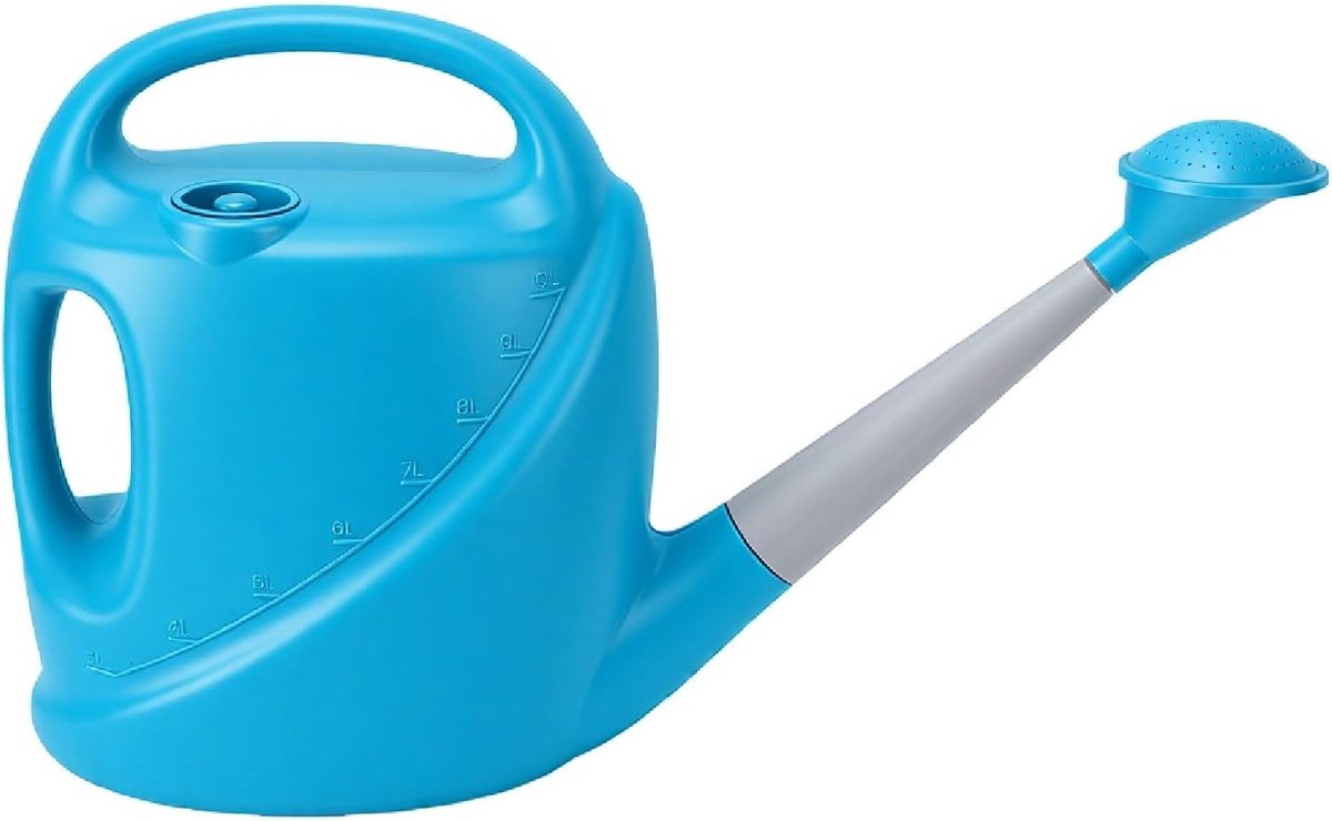 Gieter 10 Liter - Tuinkan Planten - Planten Water Geven - Brede Mond Ergonomisch - 10 Liter - Groen