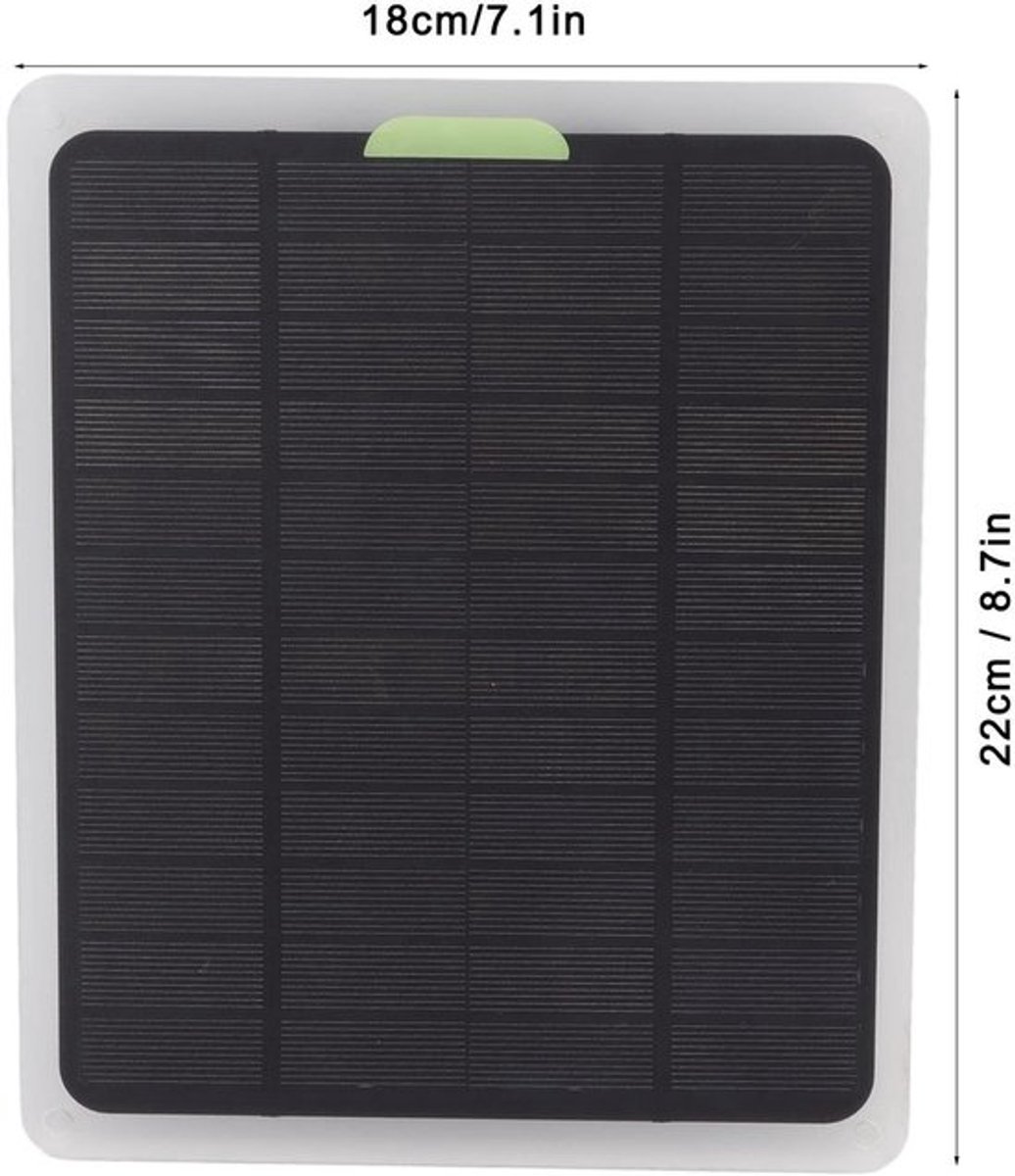 Onf3 - Draagbare Zonnepaneel - 10W Usb-poort - Ideaal voor Camping en Outdoor