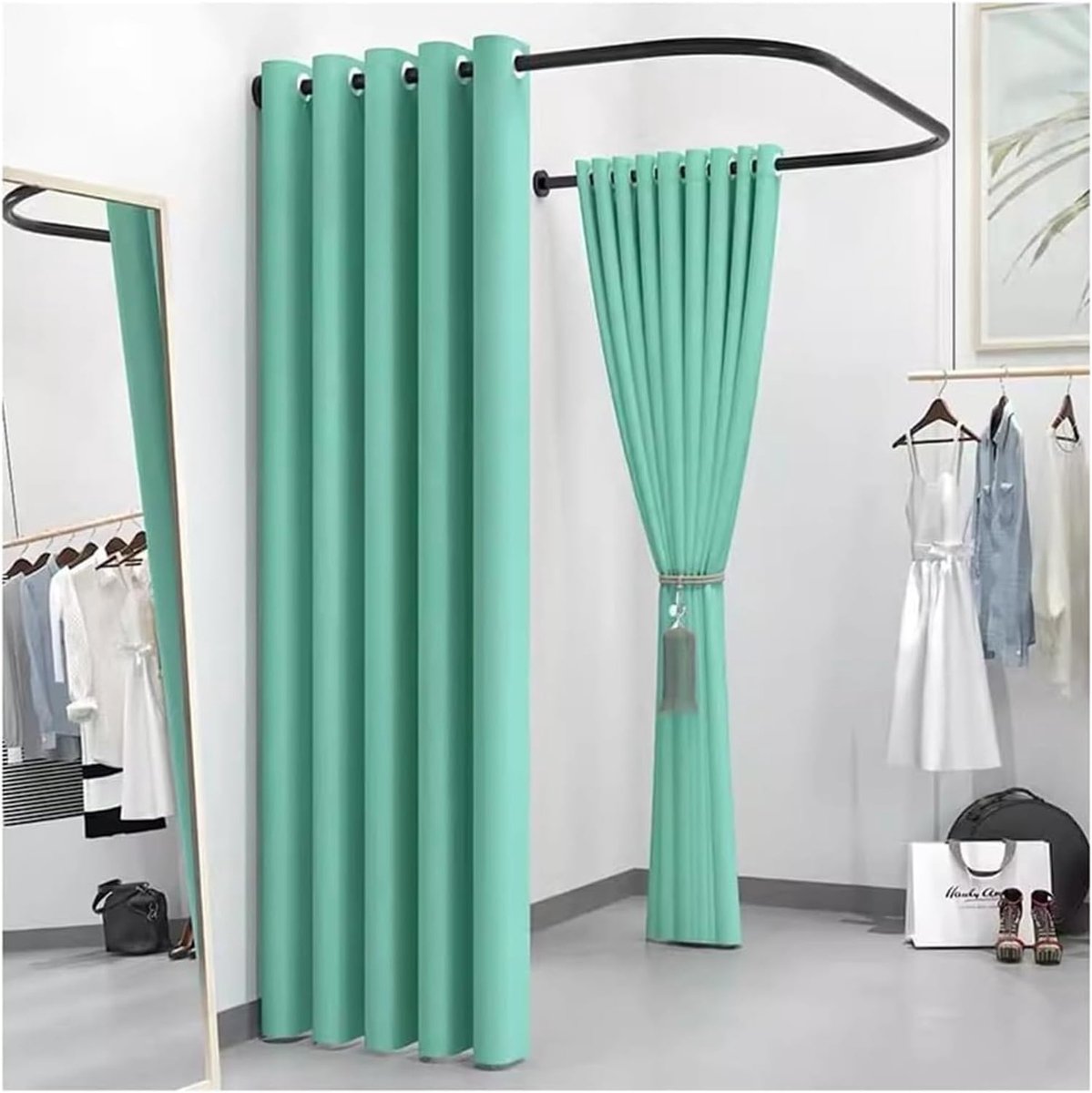 Draagbare Kleedkamer - Pop-up Tent - Omkleden en Douchen - Hoge Privacy - 80x80x80 cm - Groen