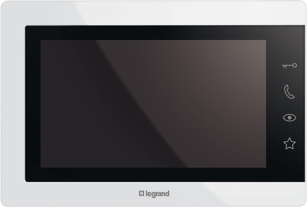 Video Intercom Systeem - Deurbel Camera - Veiligheid Thuis - Uitbreidbaar Systeem - 7 Inch Kleurenscherm - Wit