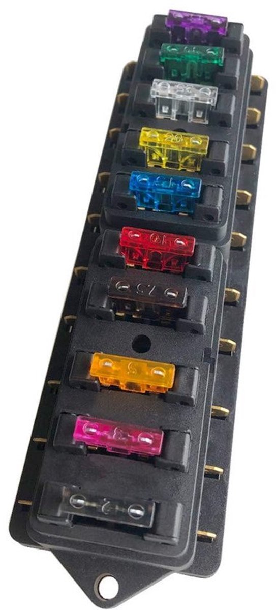 Zeynomax - Universele Fusehouder - Premium 10 Way Fuse Box - Voor