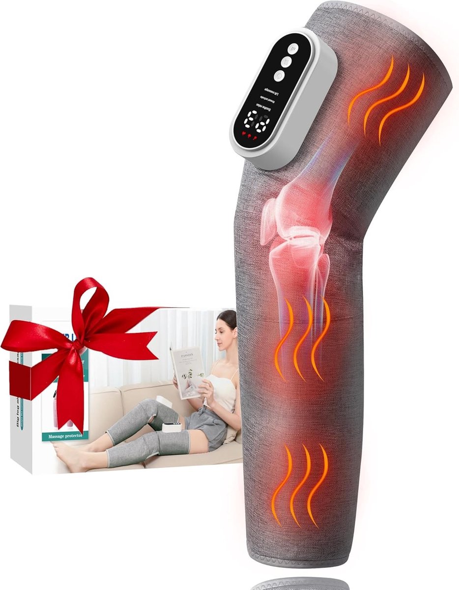Draadloos Beenmassageapparaat - Airbag - 3 Massagemodi - Verwarmingsfunctie - Voor Ontspanning en Herstel