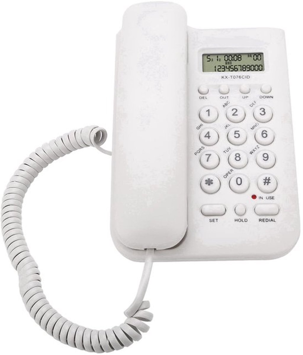 Dailygoody - Home telefoon met kabel - Vaste telefoon voor kantoor - Eenvoudig te