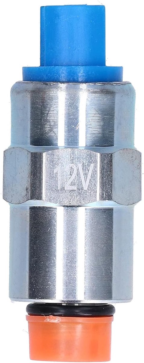 Brandstofafsluiter - Motorstopklep - Graafmachine Motor - Stalen Constructie - DC 12V - Metaal