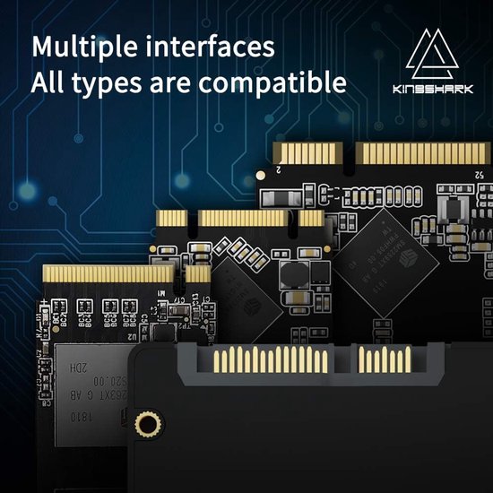 Interne SSD - Opslag M.2 - Snelle Data Overdracht - SATA III Interface - 256 GB - Zwart — afbeelding 5