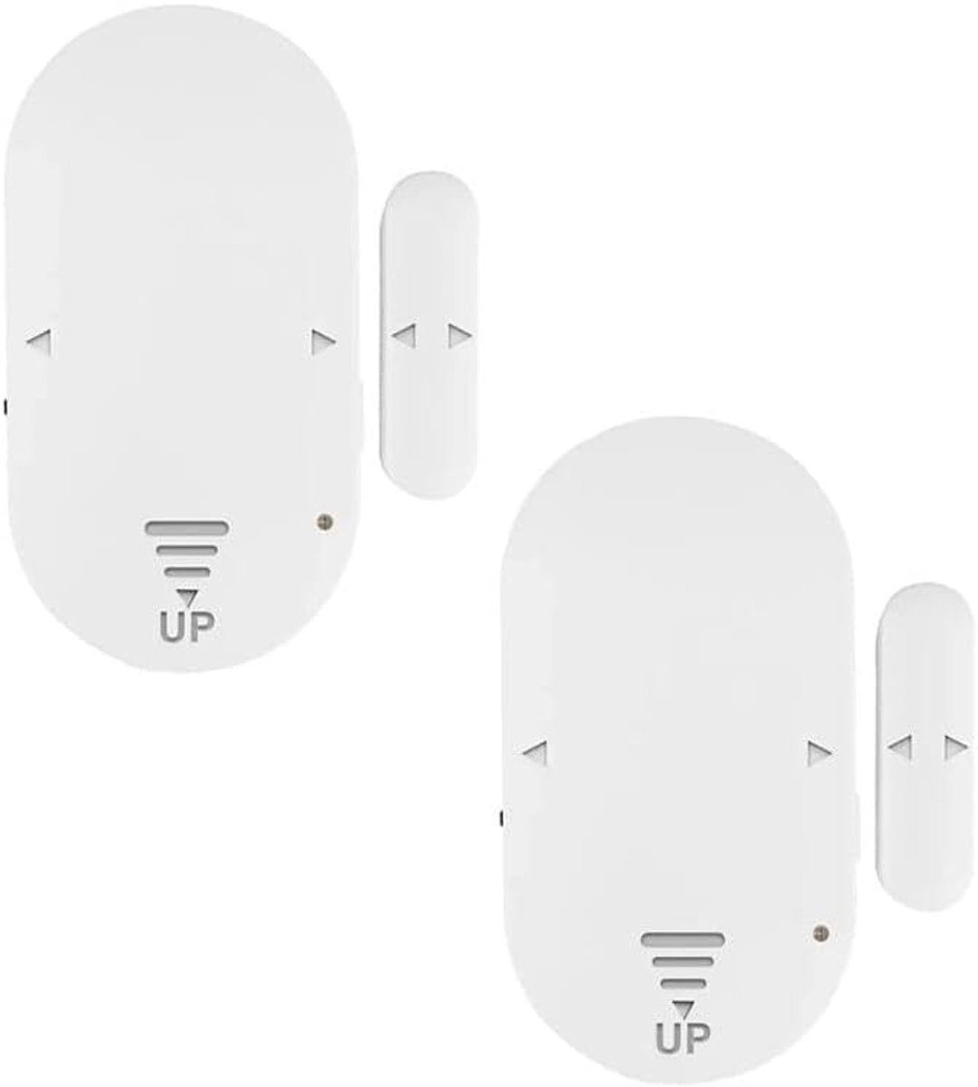 Deuralarm Set - Raamalarm Geluid - Huis Beveiligen - 130 dB Alarmvolume - 2 Stuks - Wit