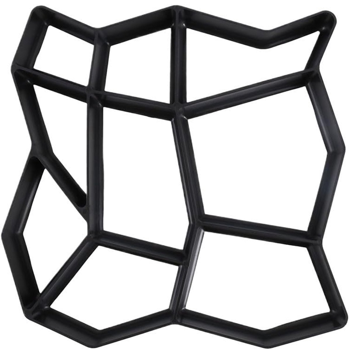 Betonvorm Tuin - Bestratingsvormen Herbruikbaar - Oprit Terras Maken - Duurzaam Flexibel Kunststof - Niet Gespecificeerd - Zwart