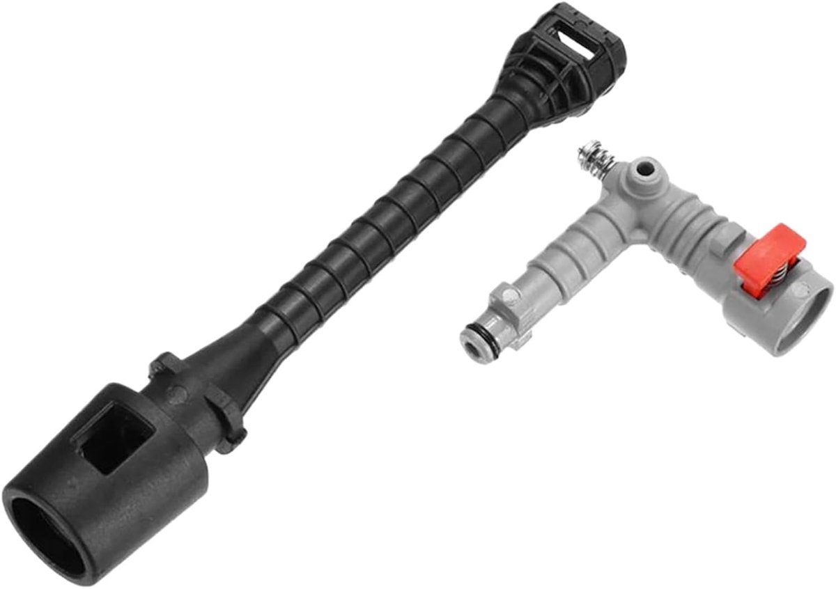 Hogedruk Autowas Mondstuk - Reinigingssproeierkop - Efficiënt Voertuig Reinigen - Instelbare Waterstroom - 24 cm Lengte - Enkel Kenmerk