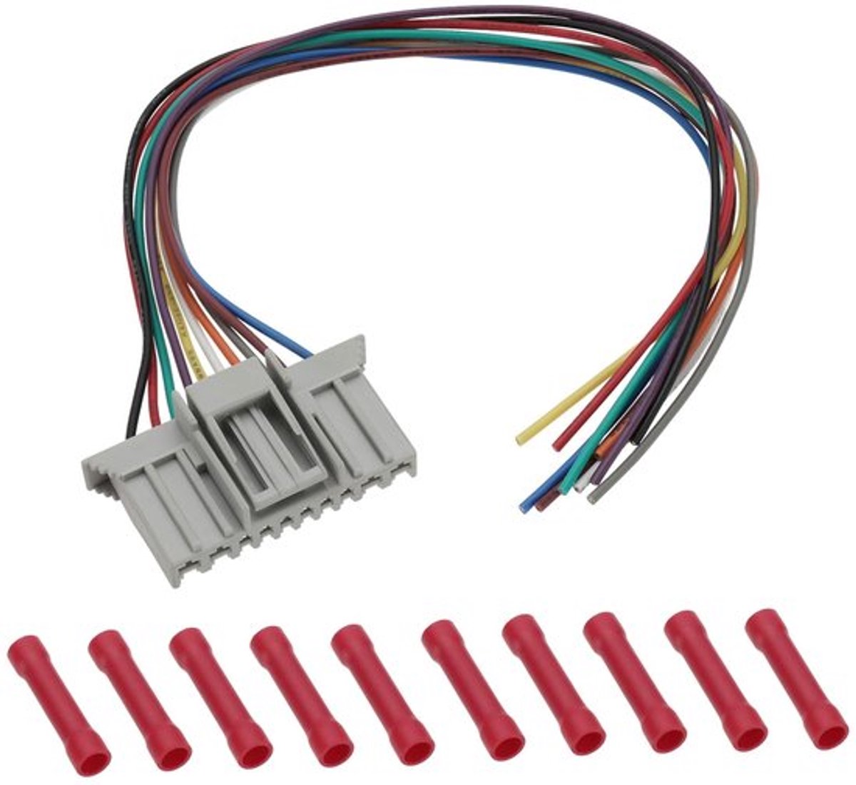 Store_8 - 10-pins Reparatieset - Auto Kabelboom Connector - Grijs