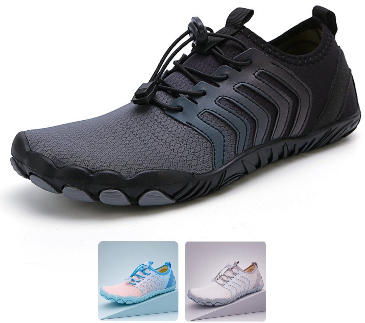 DOTALES - FlexStep barefoot schoenen Schwarz 45