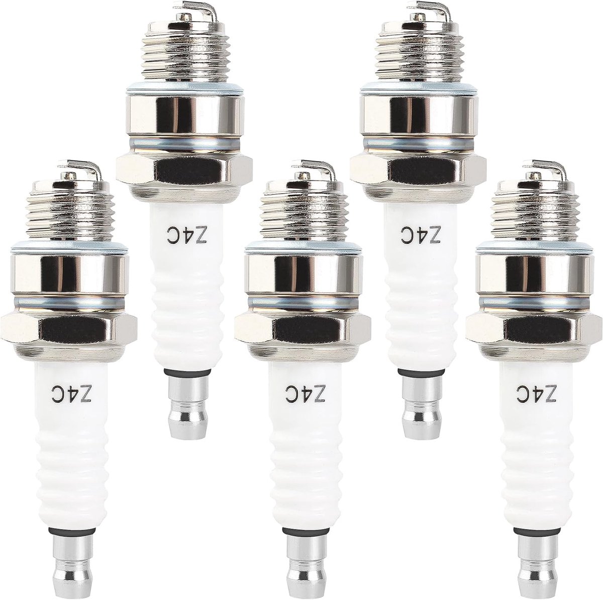 Bougieset - Motoronderdelen - Motoronderhoud - Set van 5 - 49cc tot 80cc - Metaal