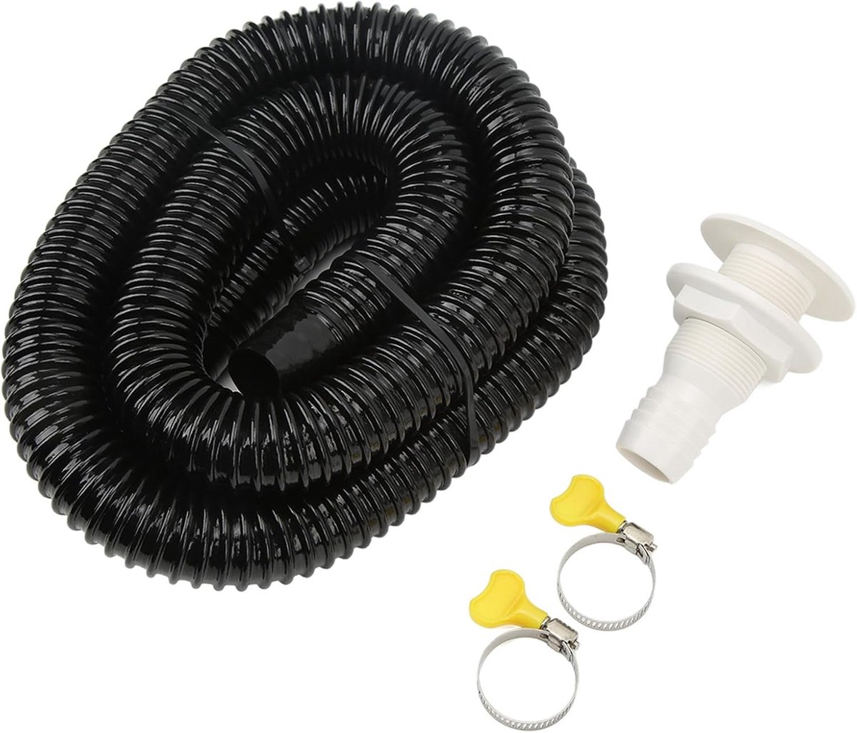 Lenspomp Installatieset - Drainage Kit - Boot Afvoer - Complete Set - 1 1/8 inch - Zwart