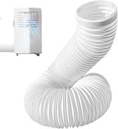 Évacuation Climatiseur Mobile - Kit Tuyau - Refroidir l'Espace - Conception Hermétique - 15 cm Diamètre - Blanc