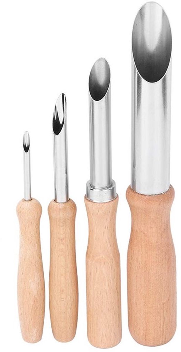 Dailygoody - Pottenbakker Gereedschapset - 4-delig - Voor Keramiek en Sculptuur