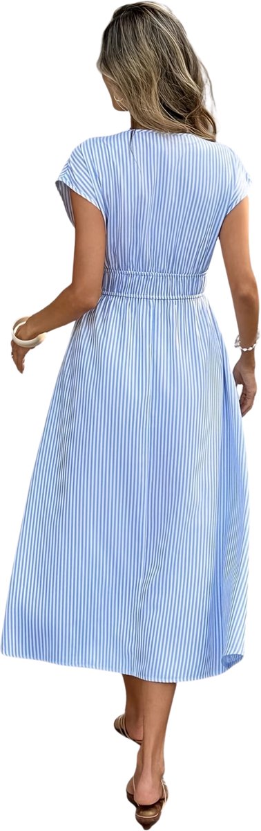 Currero Zomerjurk Dames Zomerjurken Volwassenen Vrouwen Midi Jurk Ibiza Stijl Sundress Dress M Varengroen