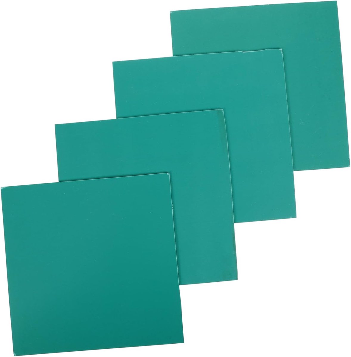 Graveerplaat PVC - Snijplaat Stempel - Handwerk Graveren - Duurzaam Stevig Materiaal - 20x20x0.3 cm - Groen