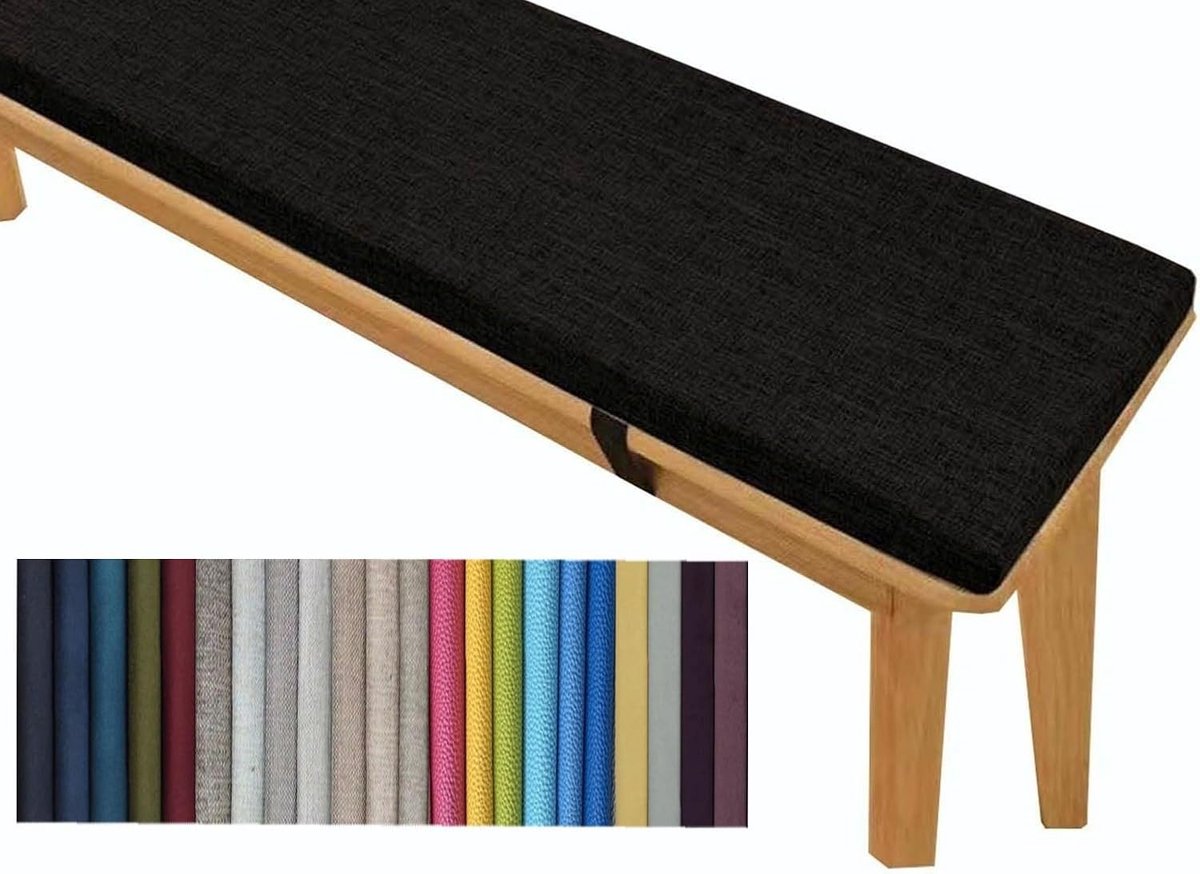 Zitkussen Bank - Buitenmeubels Kussen - Comfortabel Zitten - Hoge Veerkracht - 200x25x3cm - A5
