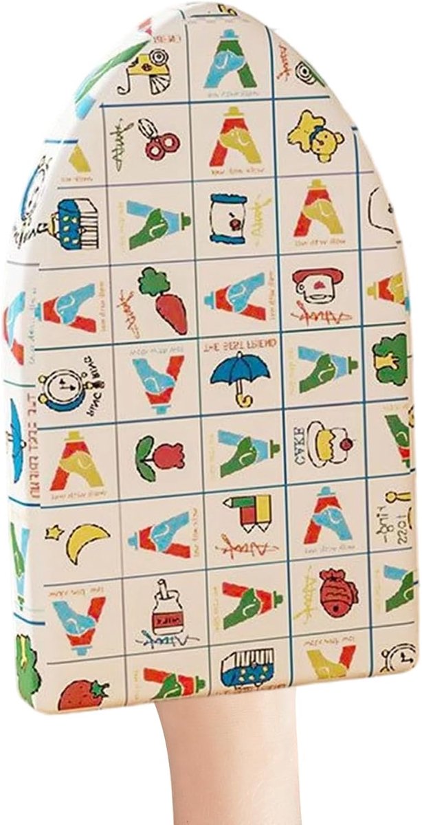 Strijkijzerhandschoen - Hittebestendige handschoen - Kleding verzorgen - Voorkomt brandwonden - 24 x 14 cm - Grijs