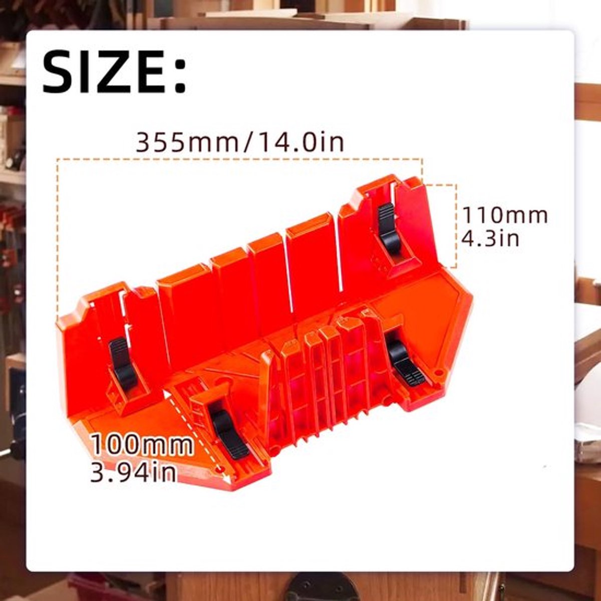 Dailygoods - Mitre Saw Storage Box - Houtbewerking - Lichtgewicht - Miter Box