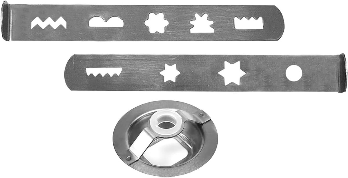 Vleesmolen Opzetstuk Keukenmachine Accessoire Bakken en Koken Roestvrij Staal 15 x 2 cm Zilver