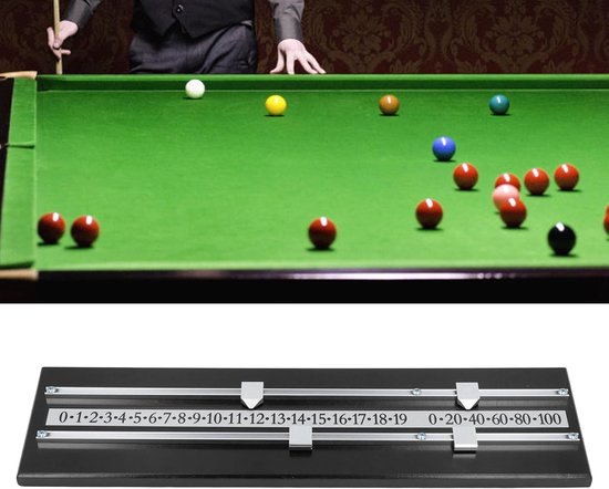 Biljart Scorebord - Snooker Scorehouder - Wedstrijd Bijhouden - Massief Hout Constructie - 51 x 15 cm - Niet Gespecificeerd — afbeelding 4
