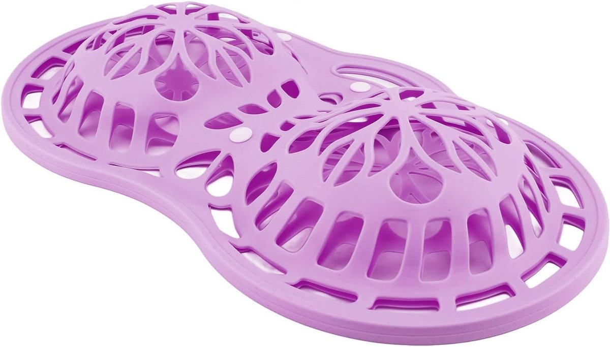 Lingeriewaszak - Bh beschermer - Delicate was - Siliconen materiaal - 24x24x3 cm - Paars
