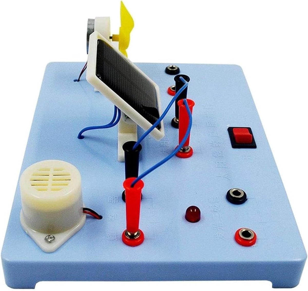 Zonnecel Demonstrator - Experimenteerapparaat Energie - Nieuwe Energie Leren - Inclusief Muziek & Motor - One Size - Niet gespecificeerd