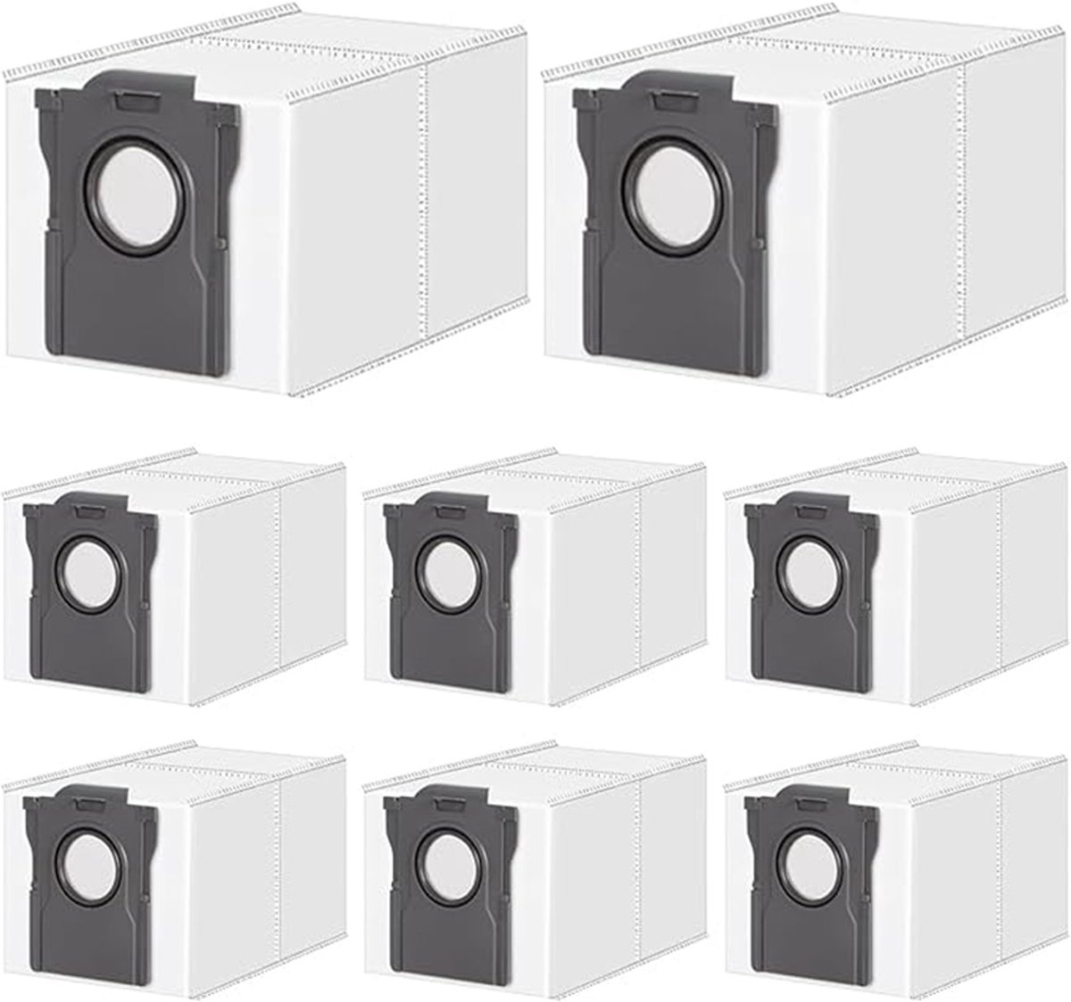8 stuks vervangende tassen compatibel met Dreame X40 Ultra