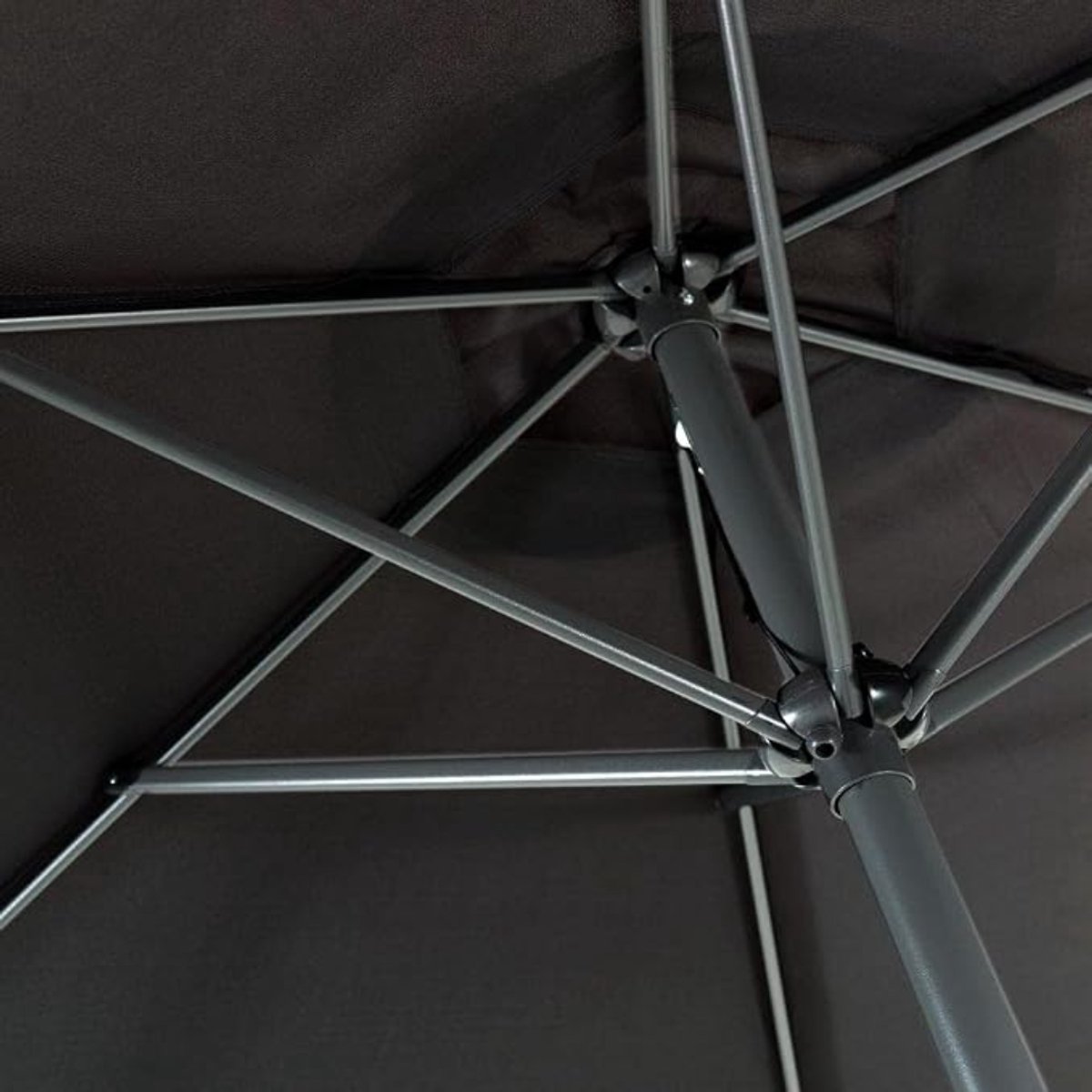 Parasol - Tuinparasol - Zweefparasol - Zwart - 300cm x 200cm x 255cm – foto 2