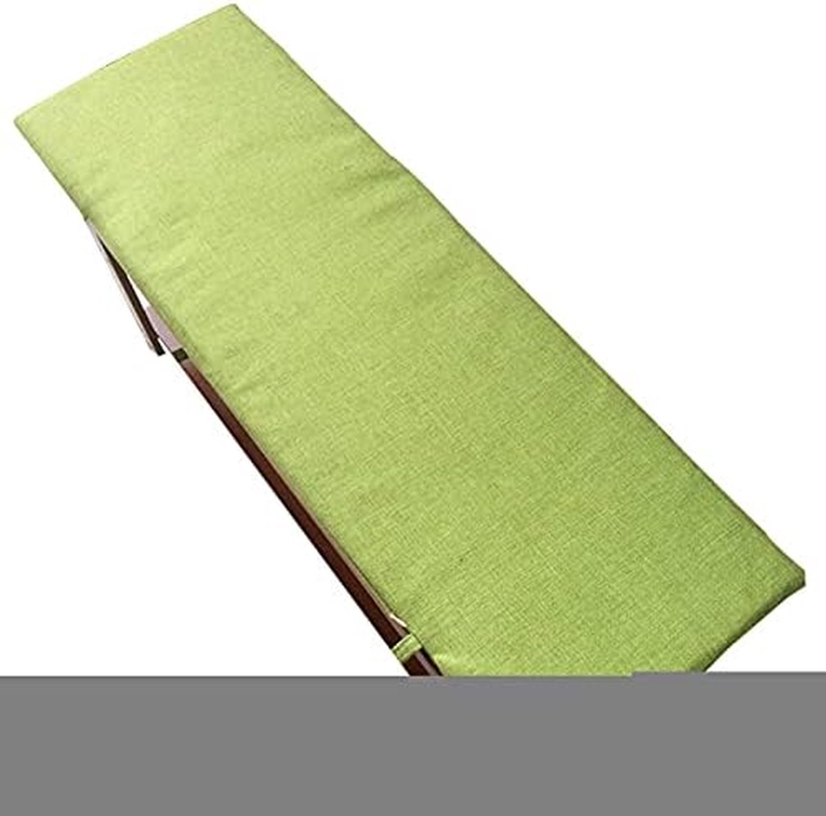 Bankkussen Lange Zit - Stoelkussen Bank - Buiten Zitten - Verwijderbare Hoes - 100x30cm - Groen