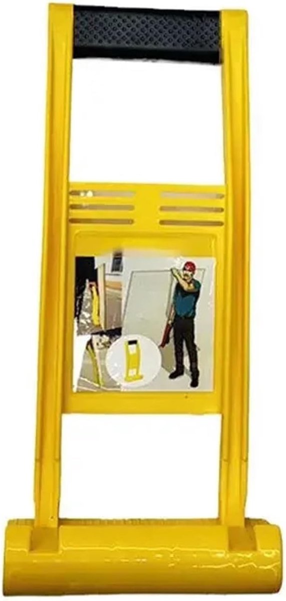 Paneeldrager - Paneel lifter - Platen Verplaatsen - Hoge Zuigkracht - 80 kg - Geel
