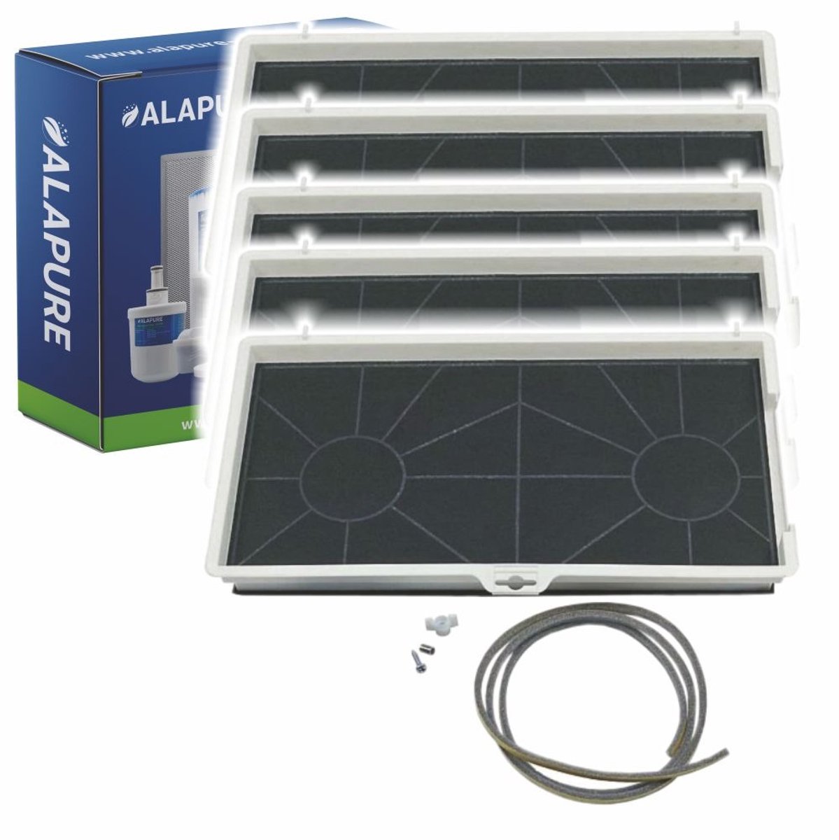 5x Koolstoffilter voor Balay 00461422 / 461422