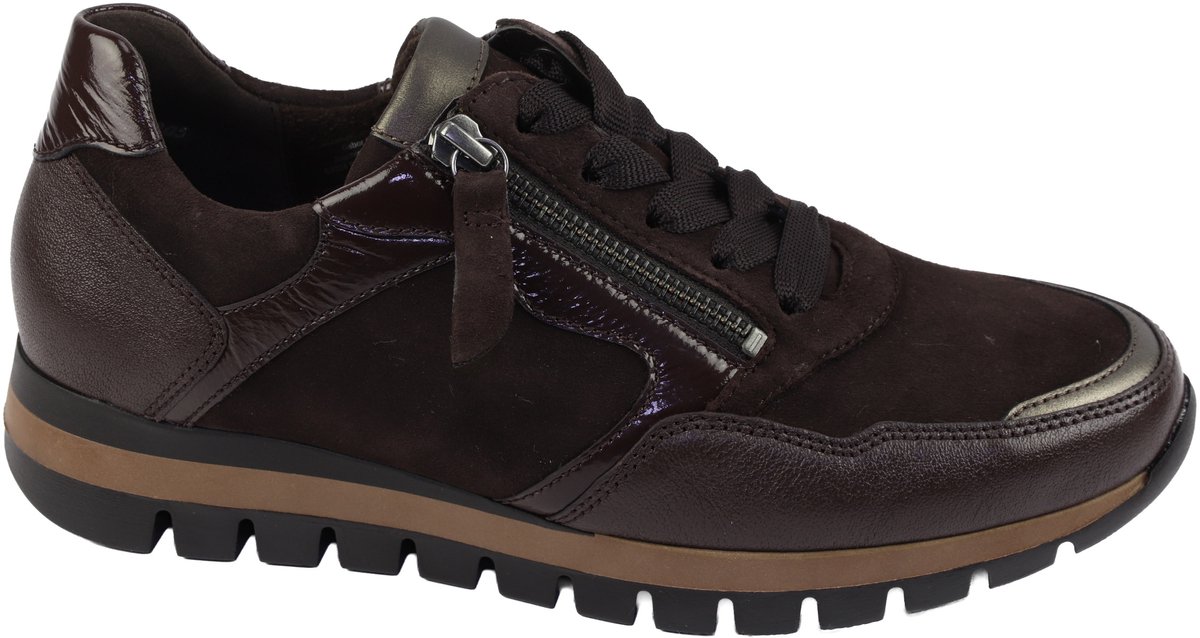 Gabor - 6030 - Sneakers - donker bruin - 43