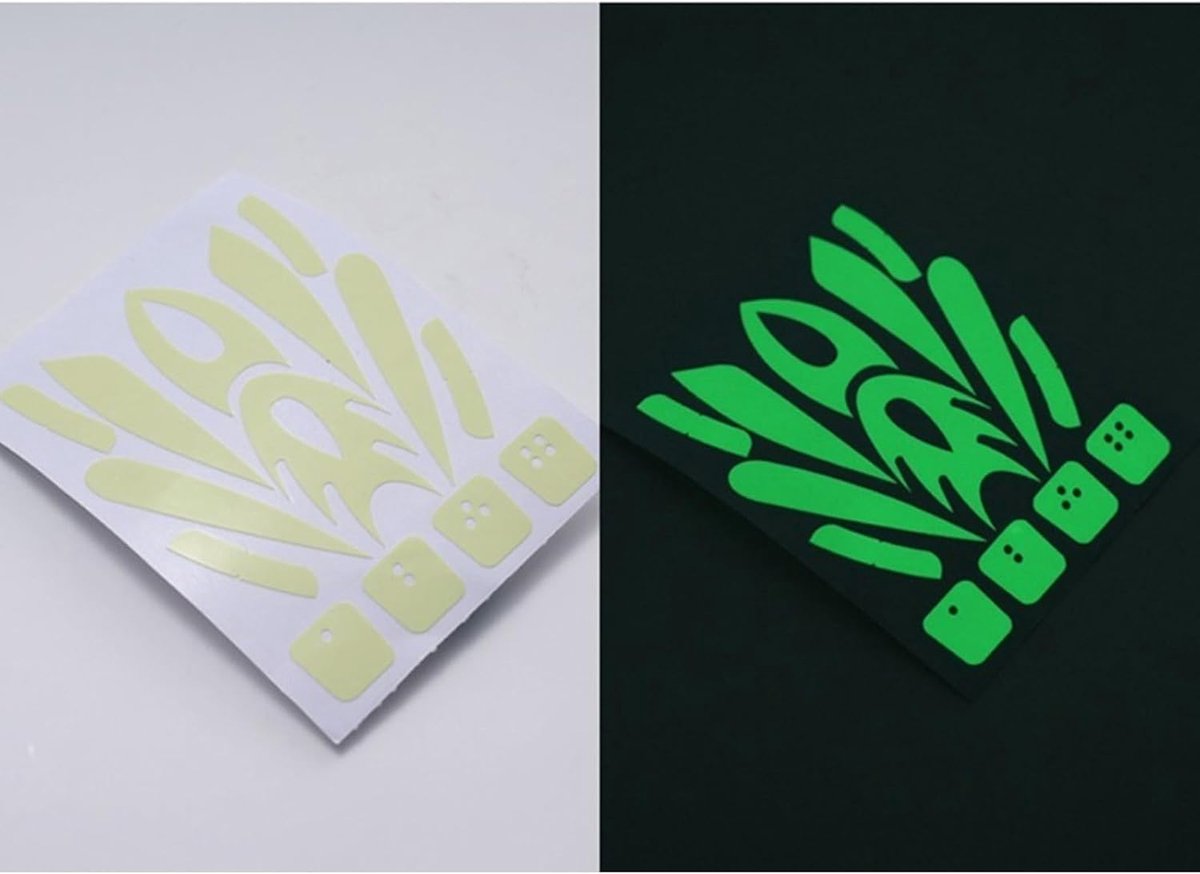 Night Flying Fluorescerende Stickers voor DJI NEO, Glow-in-The-Dark Sticker Kit Drone Night Flight Gloeiende Stickers DIY Accessoires, Drone Decoratie Sticker Decals Compatibel met DJI