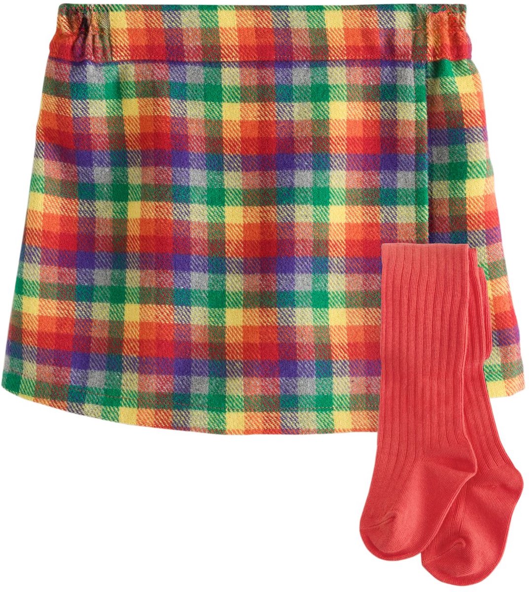 Next - Meisjes - Set van skort en legging - Rood